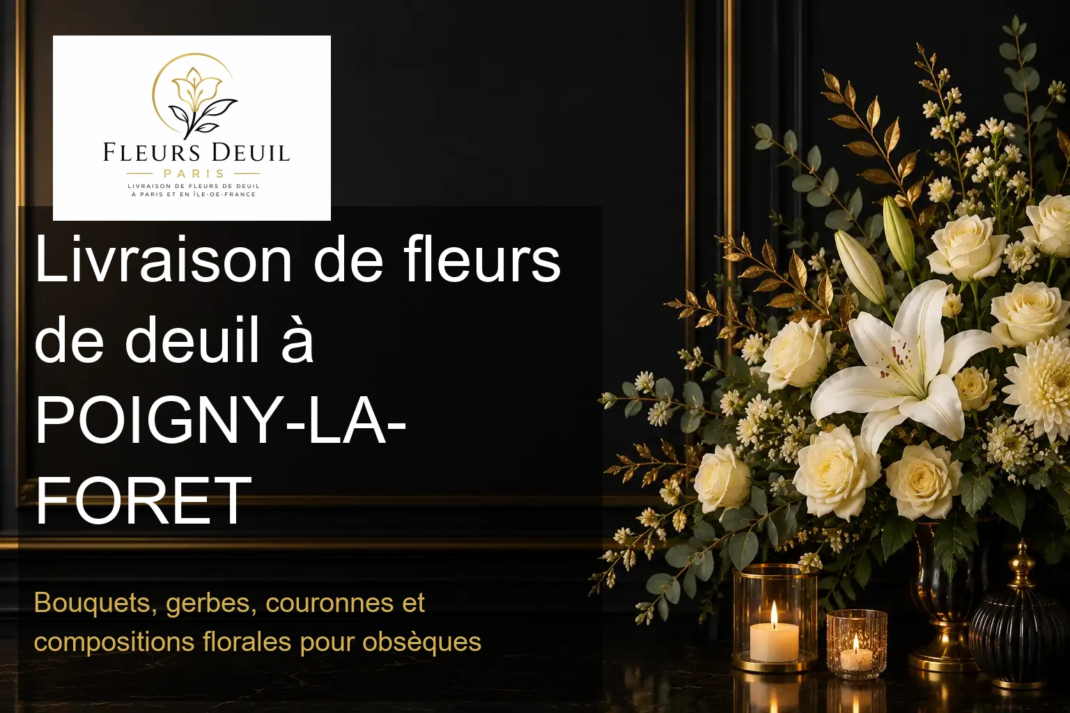Livraison de fleurs de deuil à POIGNY-LA-FORET