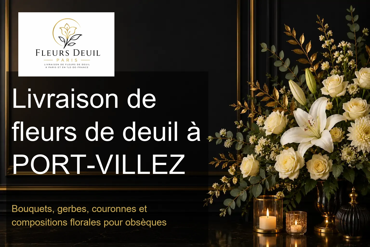 Livraison de fleurs de deuil à PORT-VILLEZ