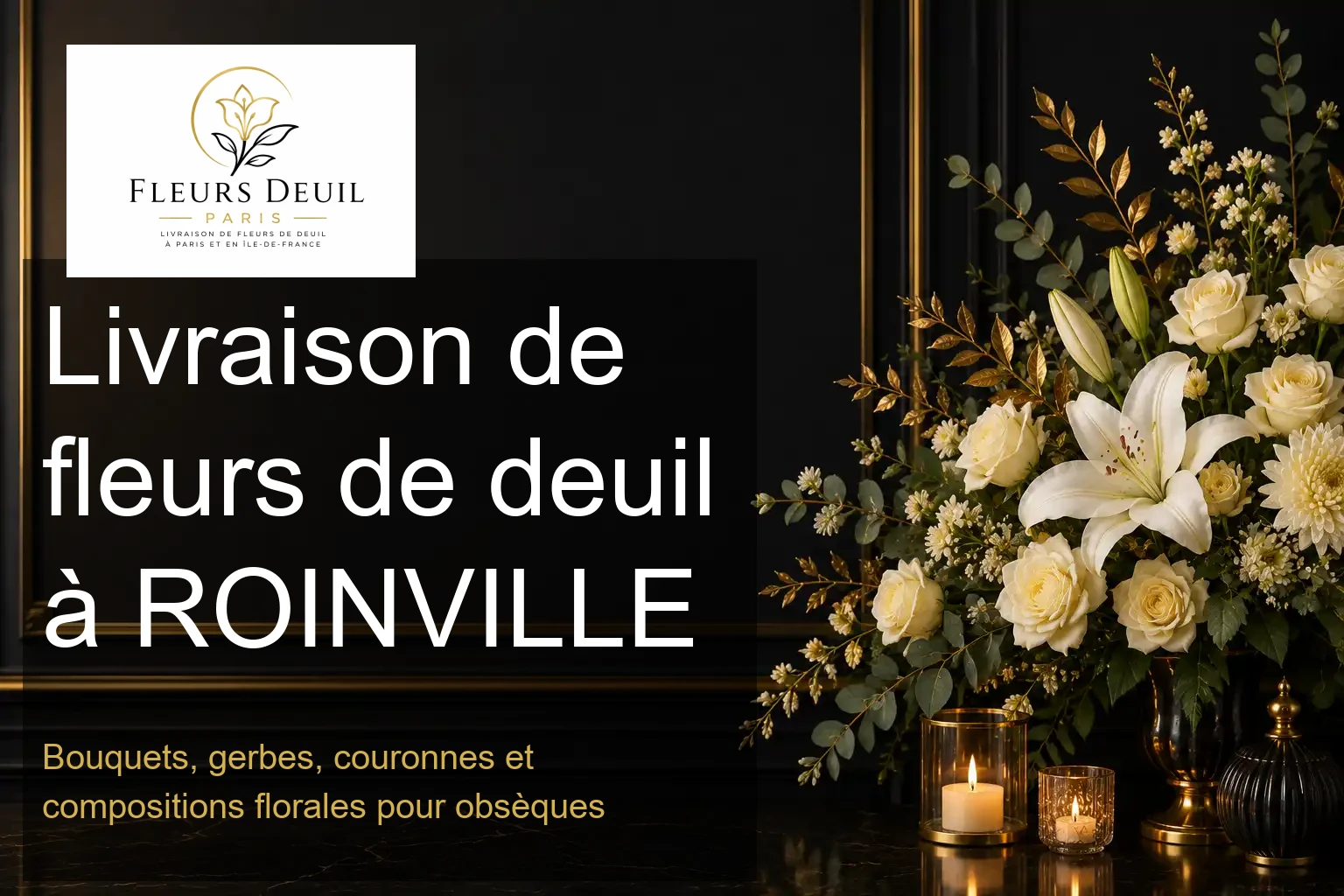 Livraison de fleurs de deuil à ROINVILLE