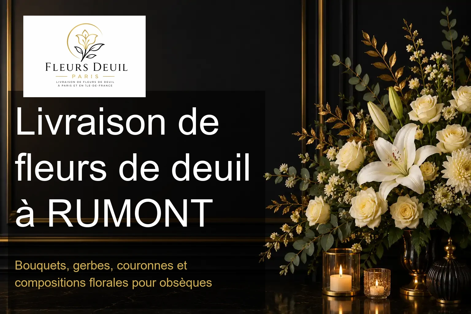Livraison de fleurs de deuil à RUMONT