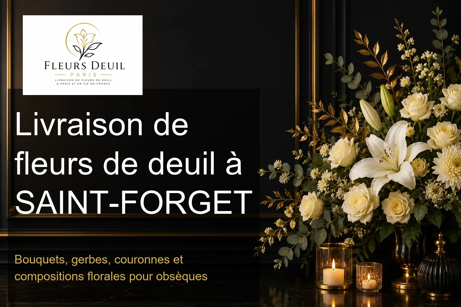 Livraison de fleurs de deuil à SAINT-FORGET