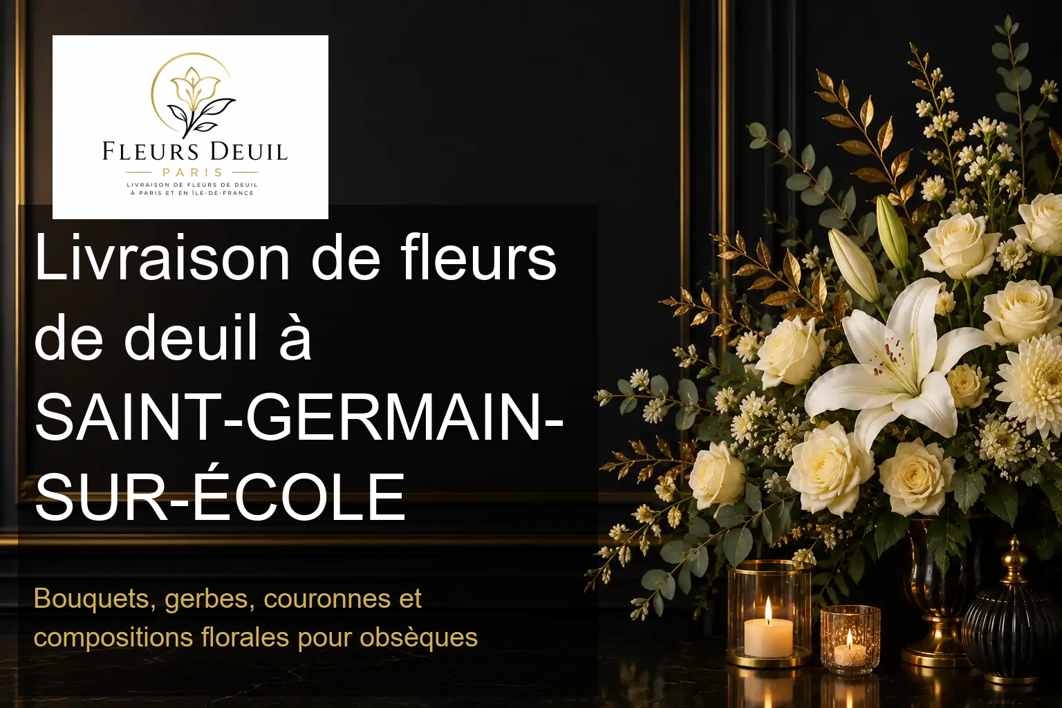 Livraison de fleurs de deuil à SAINT-GERMAIN-SUR-ÉCOLE