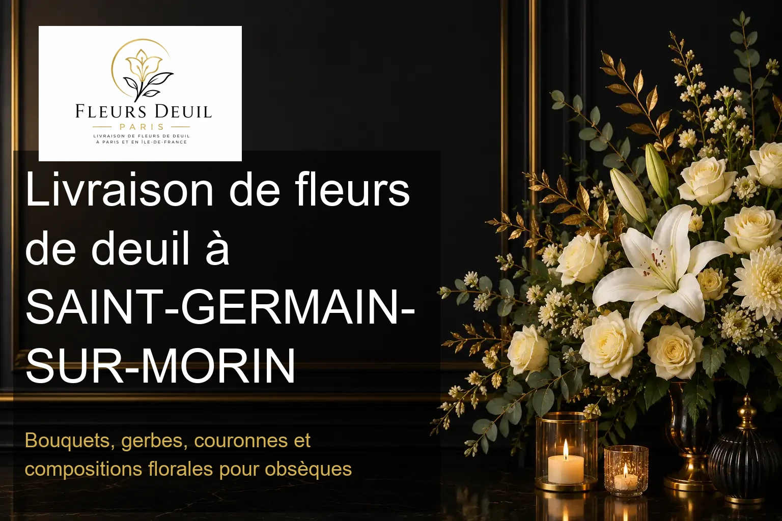 Livraison de fleurs de deuil à SAINT-GERMAIN-SUR-MORIN