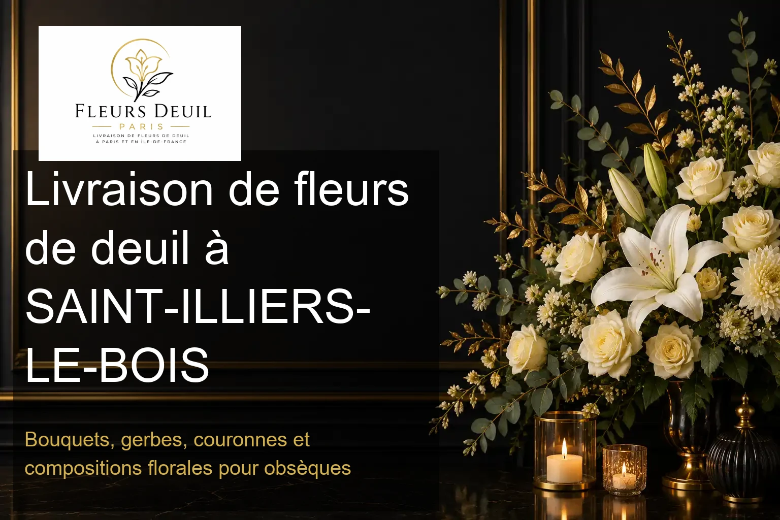 Livraison de fleurs de deuil à SAINT-ILLIERS-LE-BOIS