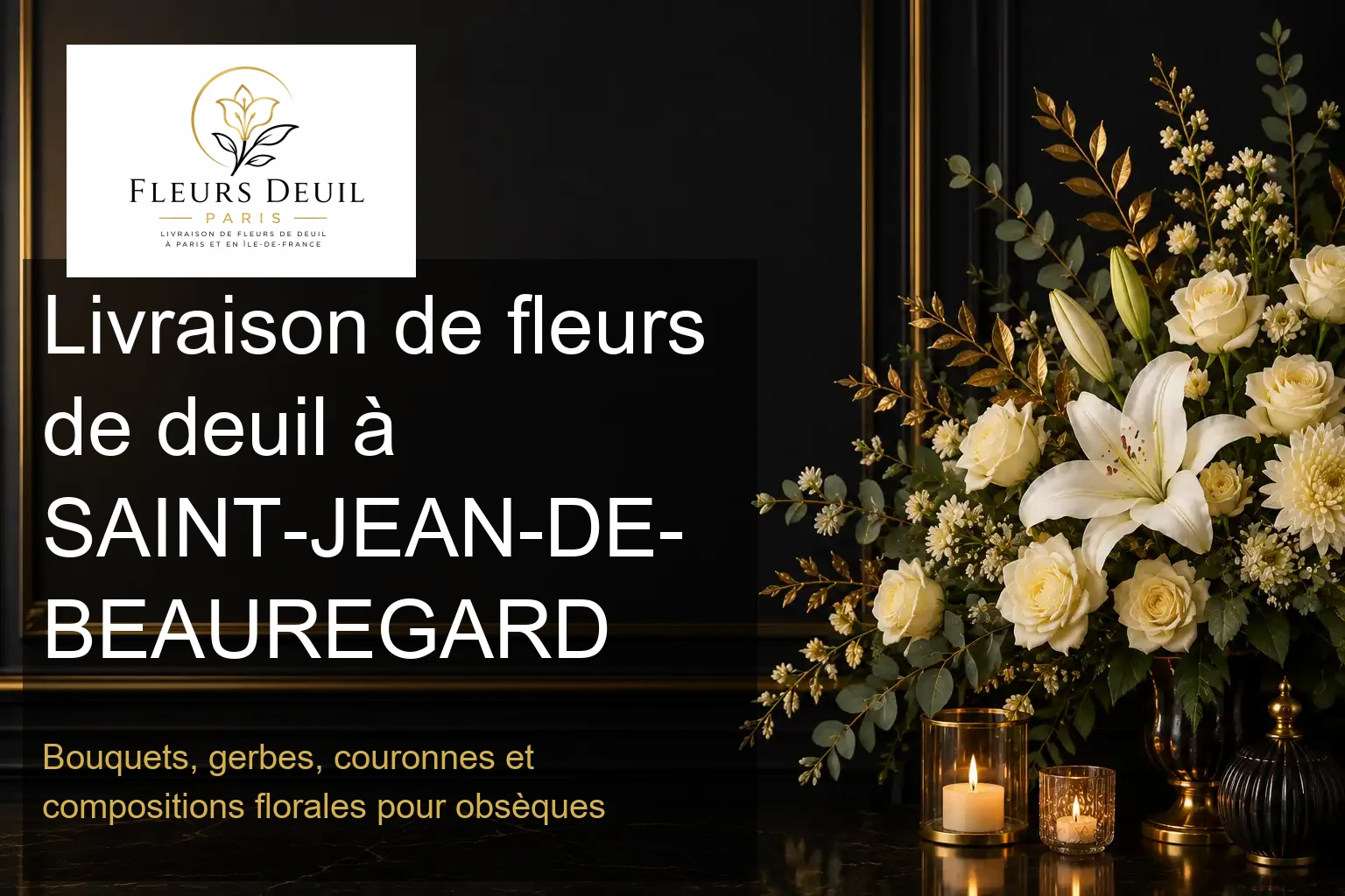 Livraison de fleurs de deuil à SAINT-JEAN-DE-BEAUREGARD