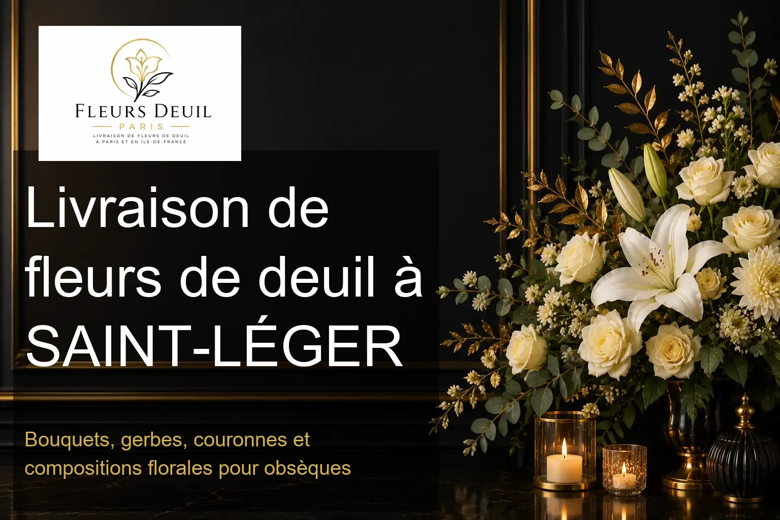 Livraison de fleurs de deuil à SAINT-LÉGER