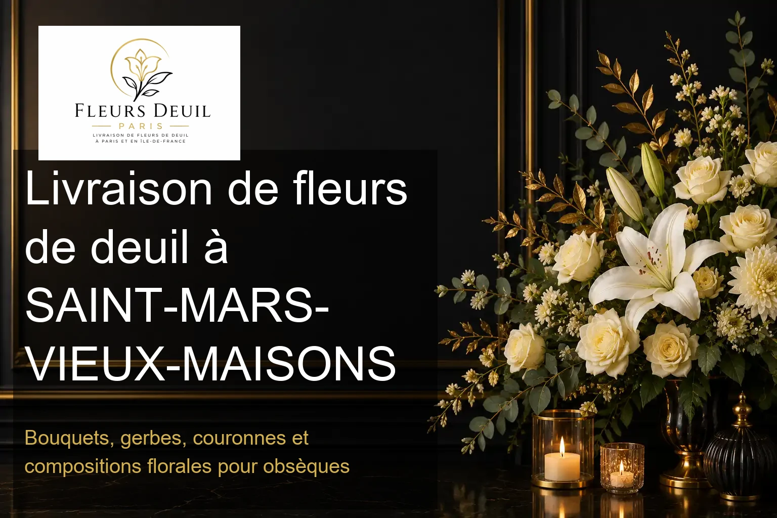 Livraison de fleurs de deuil à SAINT-MARS-VIEUX-MAISONS