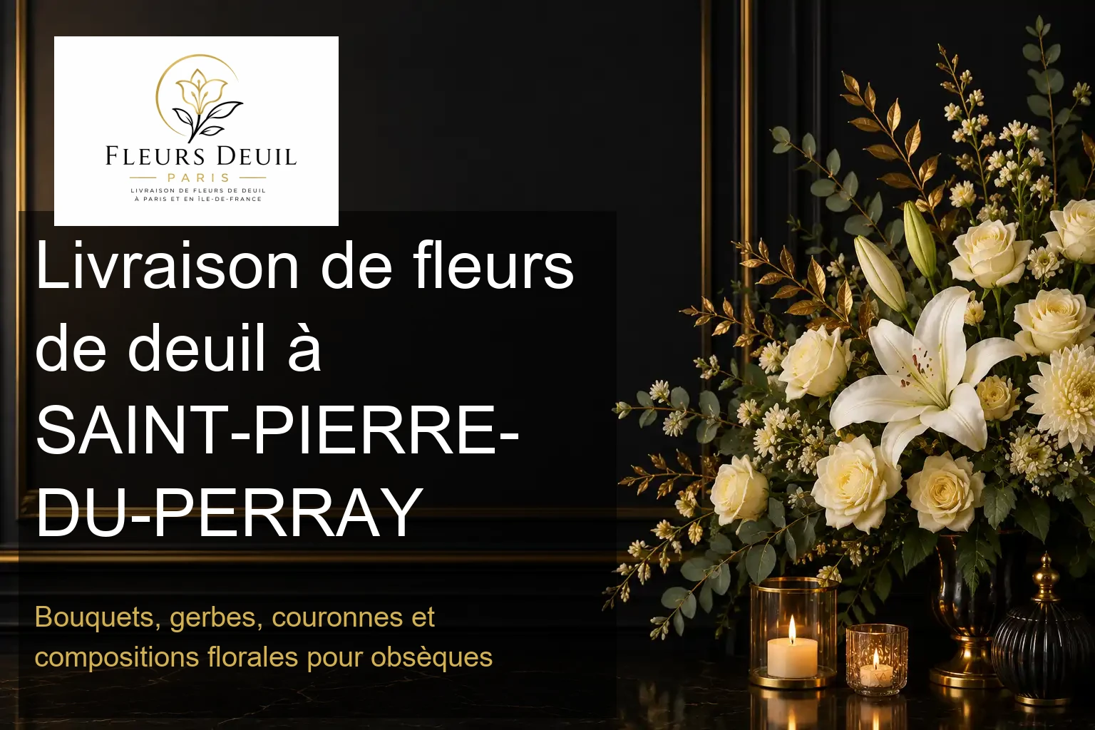 Livraison de fleurs de deuil à SAINT-PIERRE-DU-PERRAY