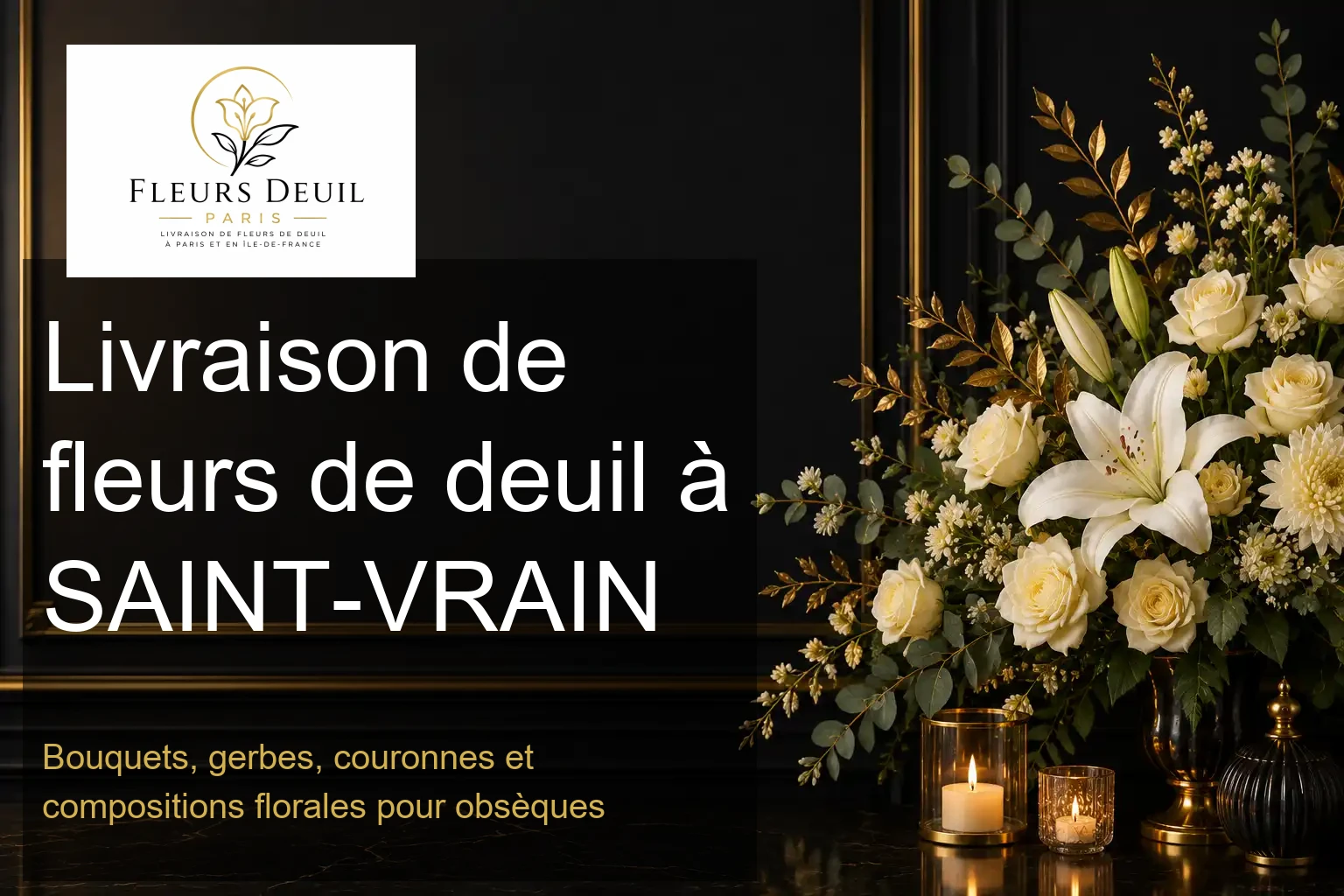 Livraison de fleurs de deuil à SAINT-VRAIN