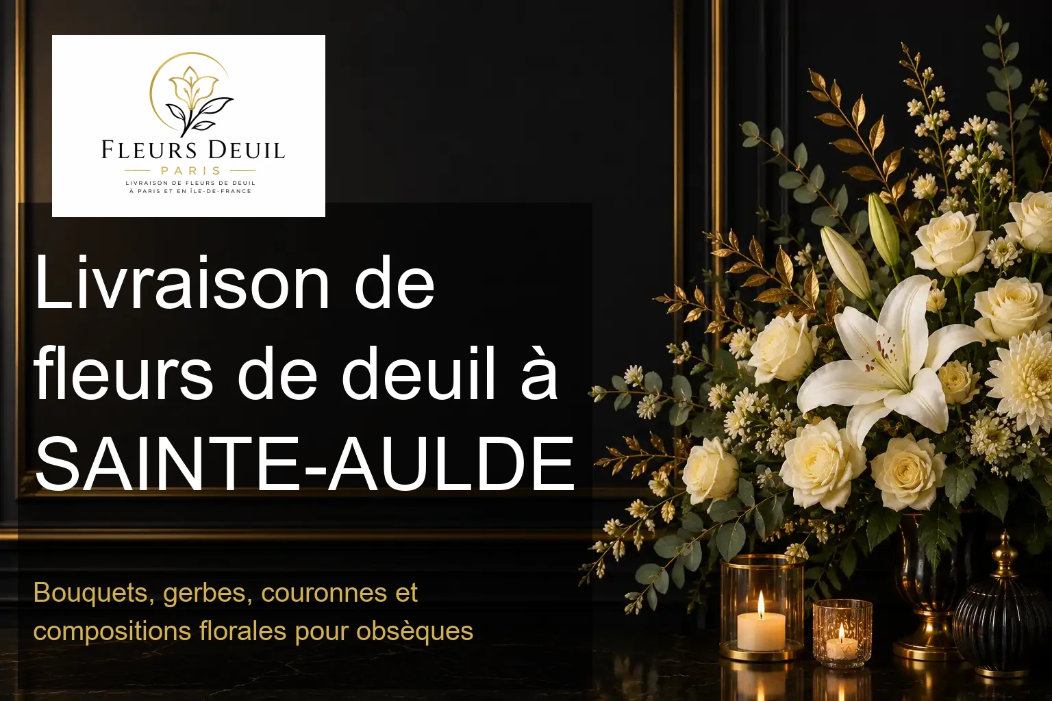 Livraison de fleurs de deuil à SAINTE-AULDE