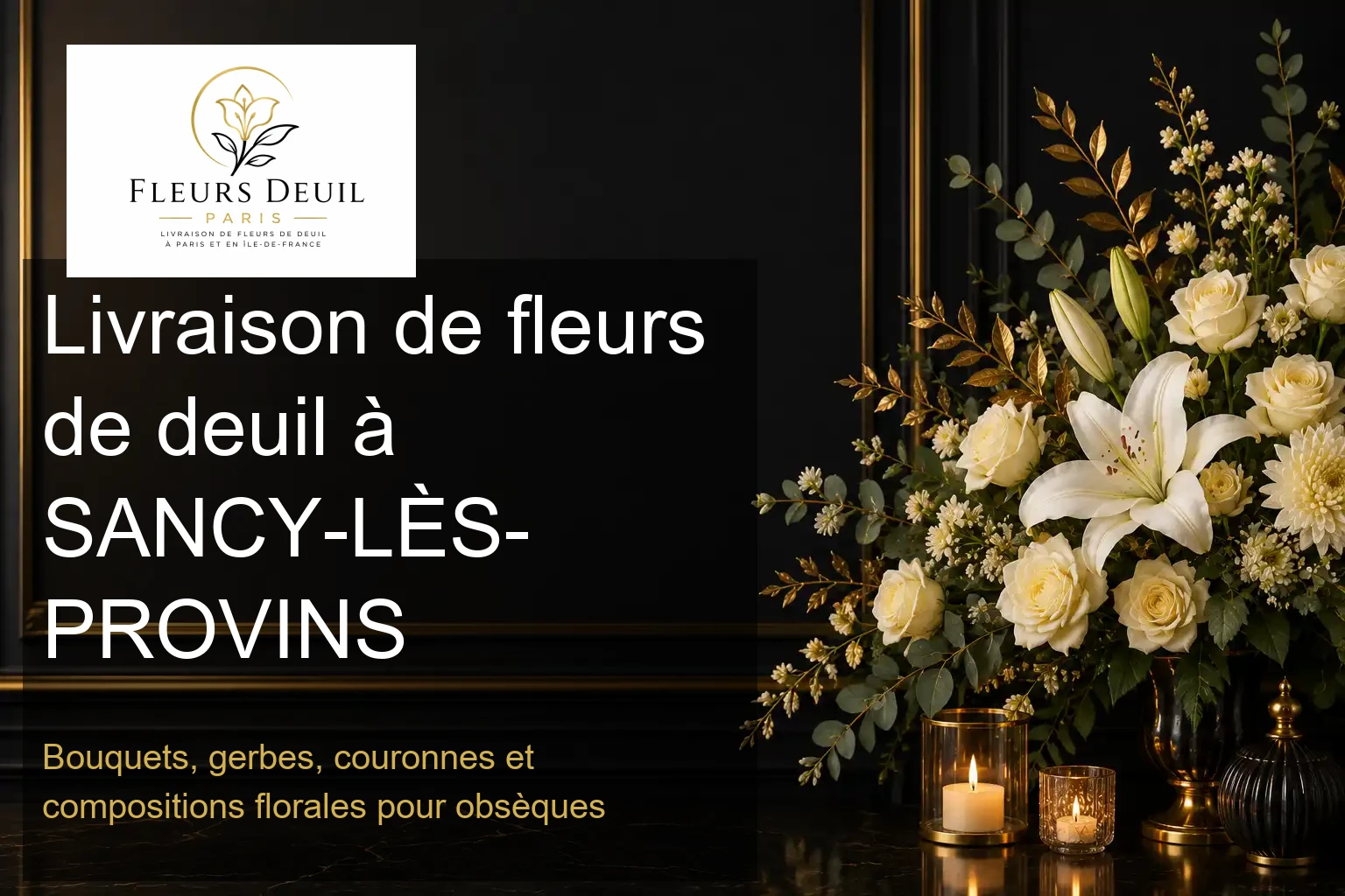 Livraison de fleurs de deuil à SANCY-LÈS-PROVINS