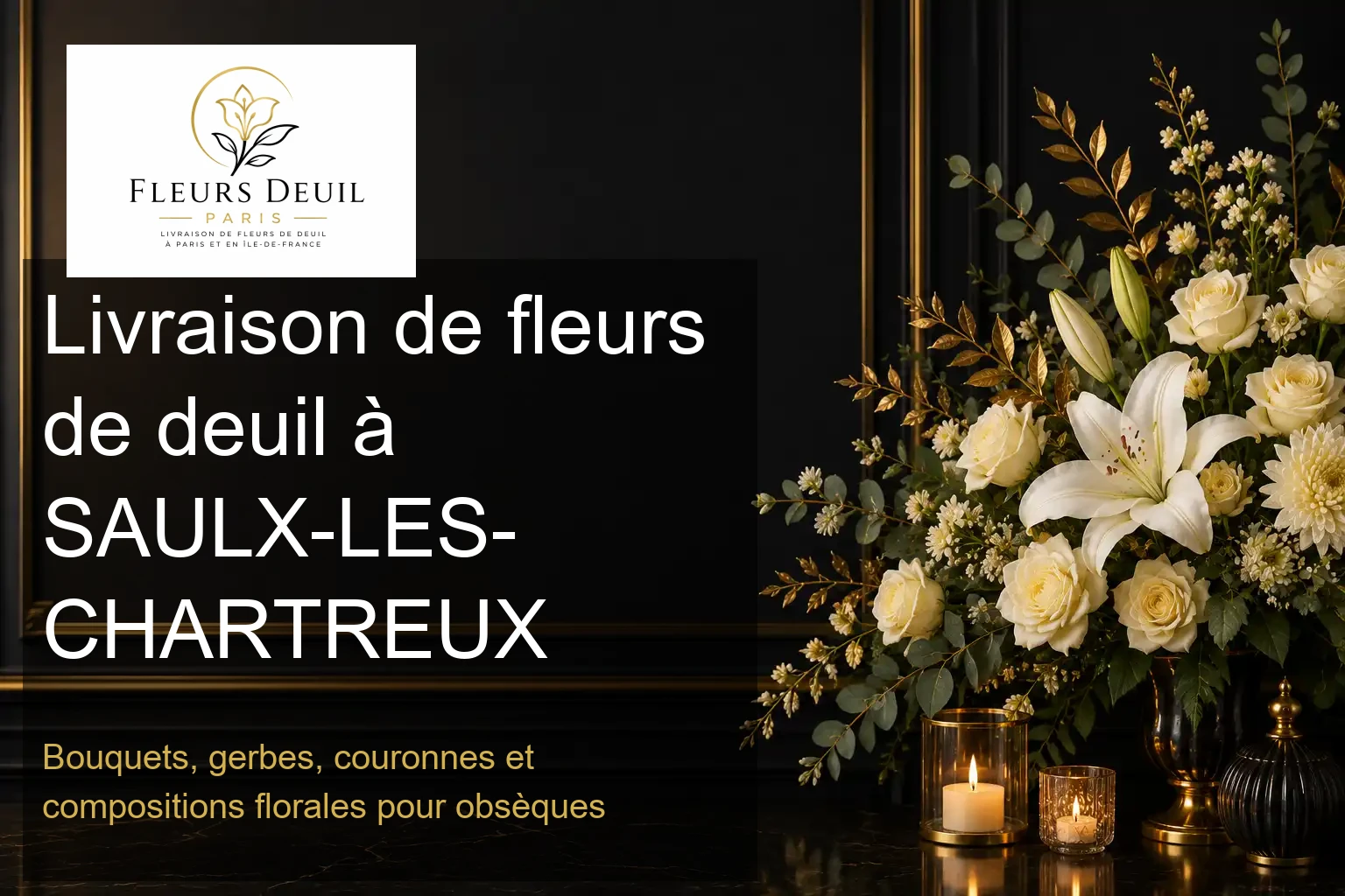 Livraison de fleurs de deuil à SAULX-LES-CHARTREUX