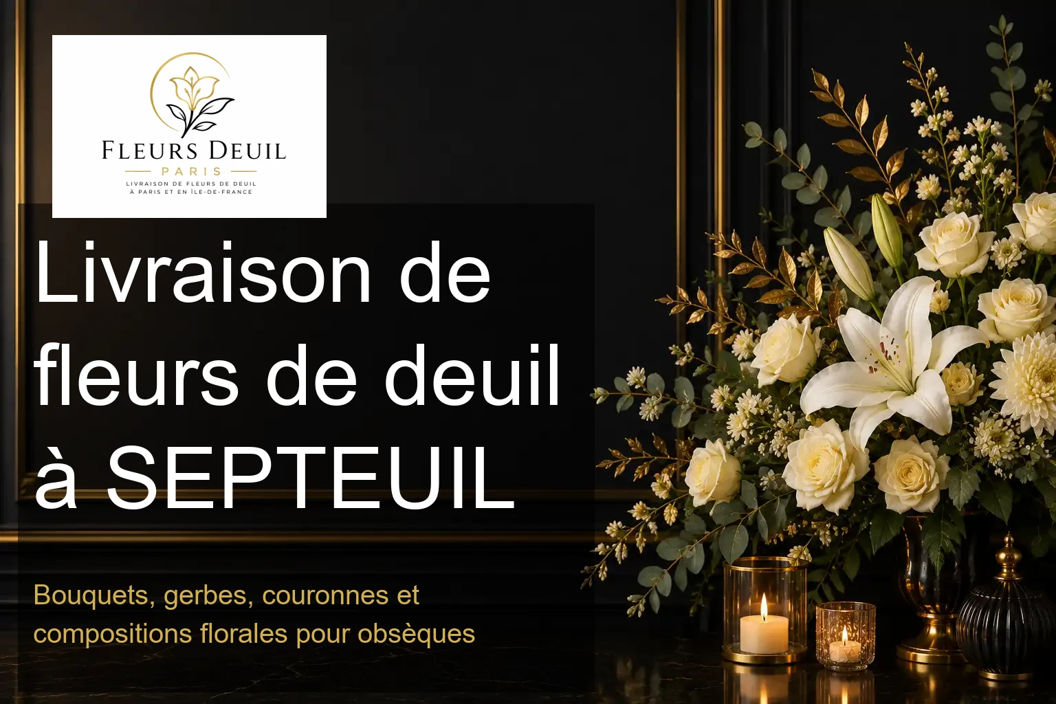 Livraison de fleurs de deuil à SEPTEUIL