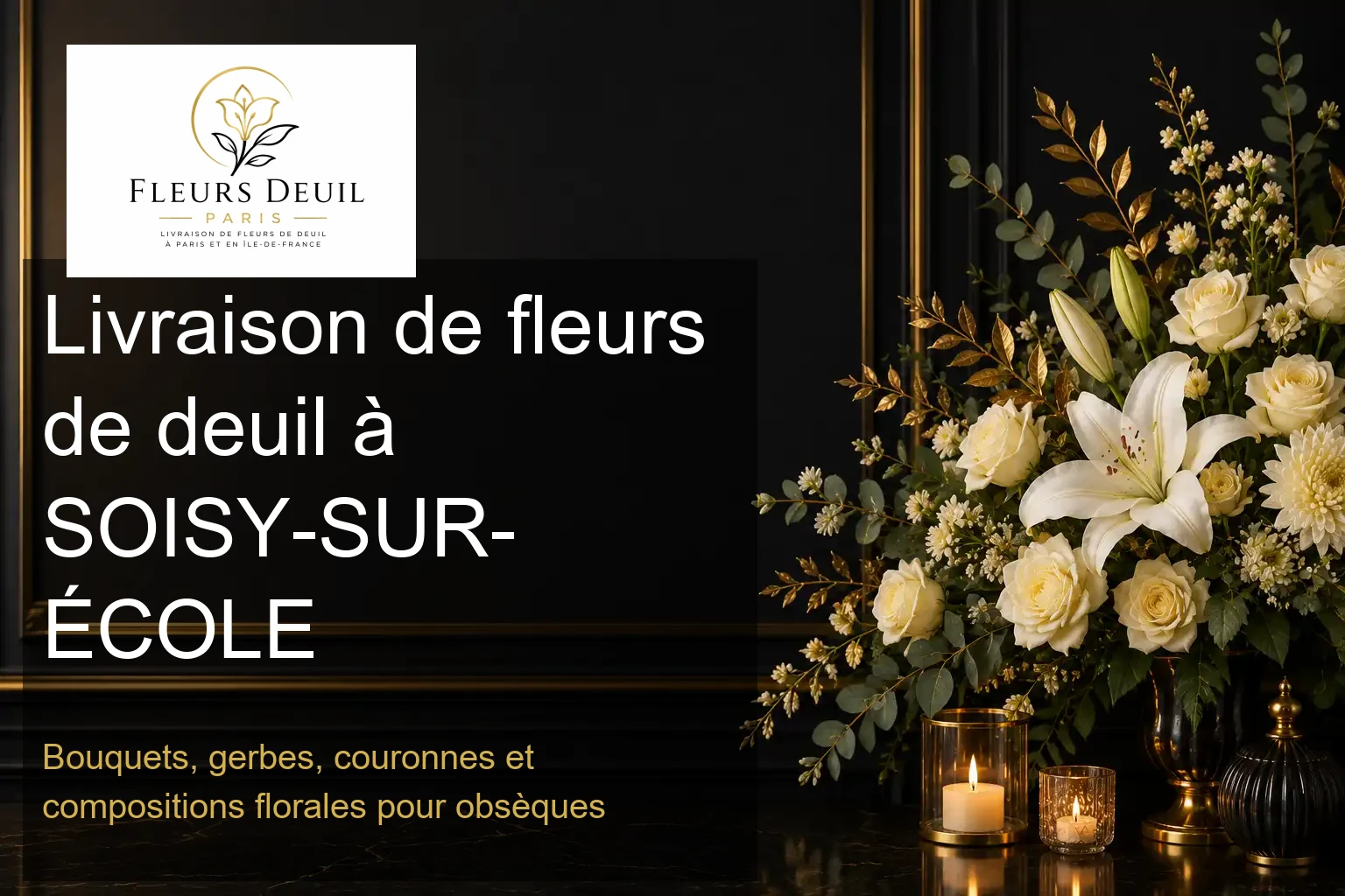Livraison de fleurs de deuil à SOISY-SUR-ÉCOLE