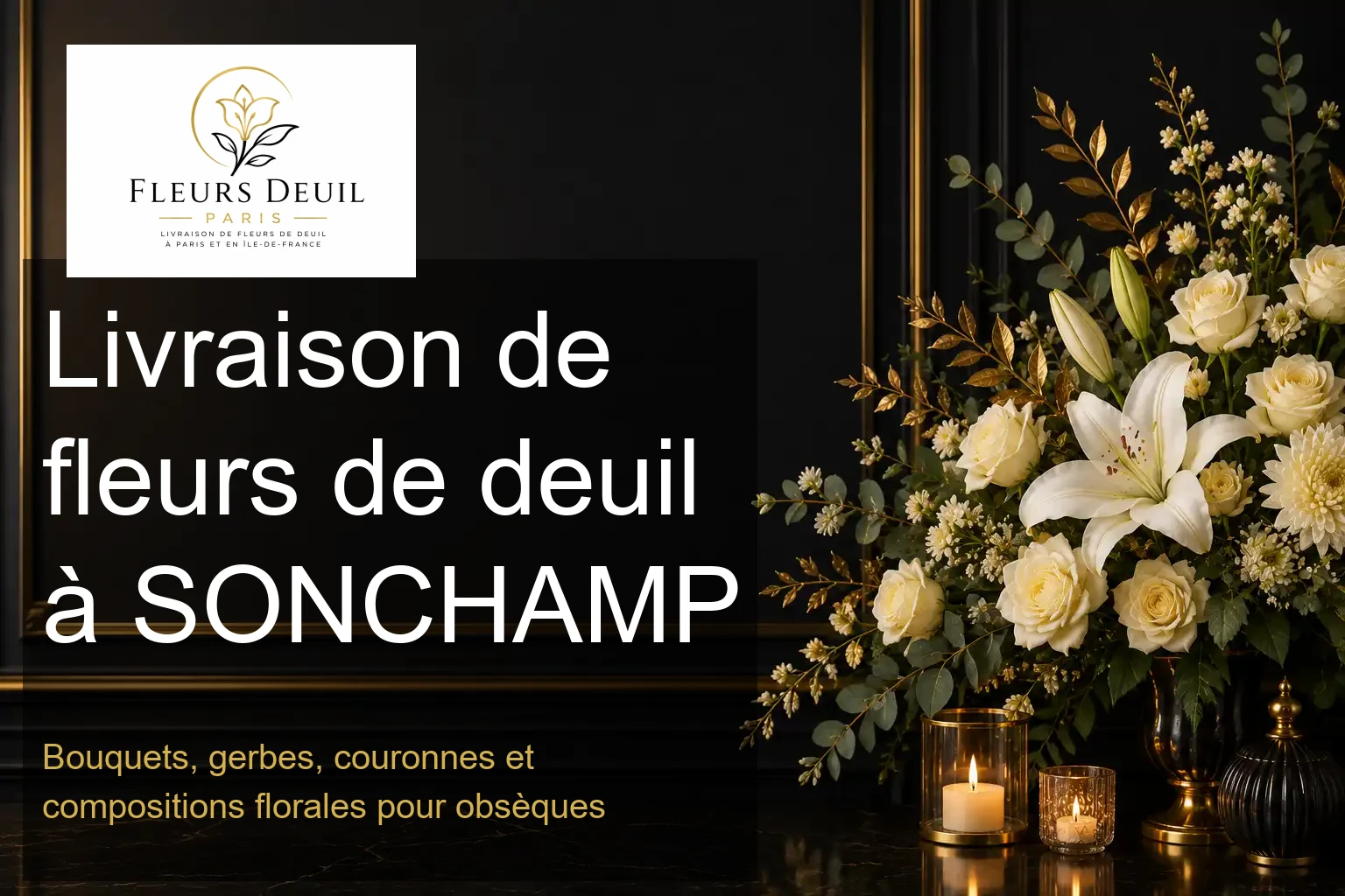 Livraison de fleurs de deuil à SONCHAMP