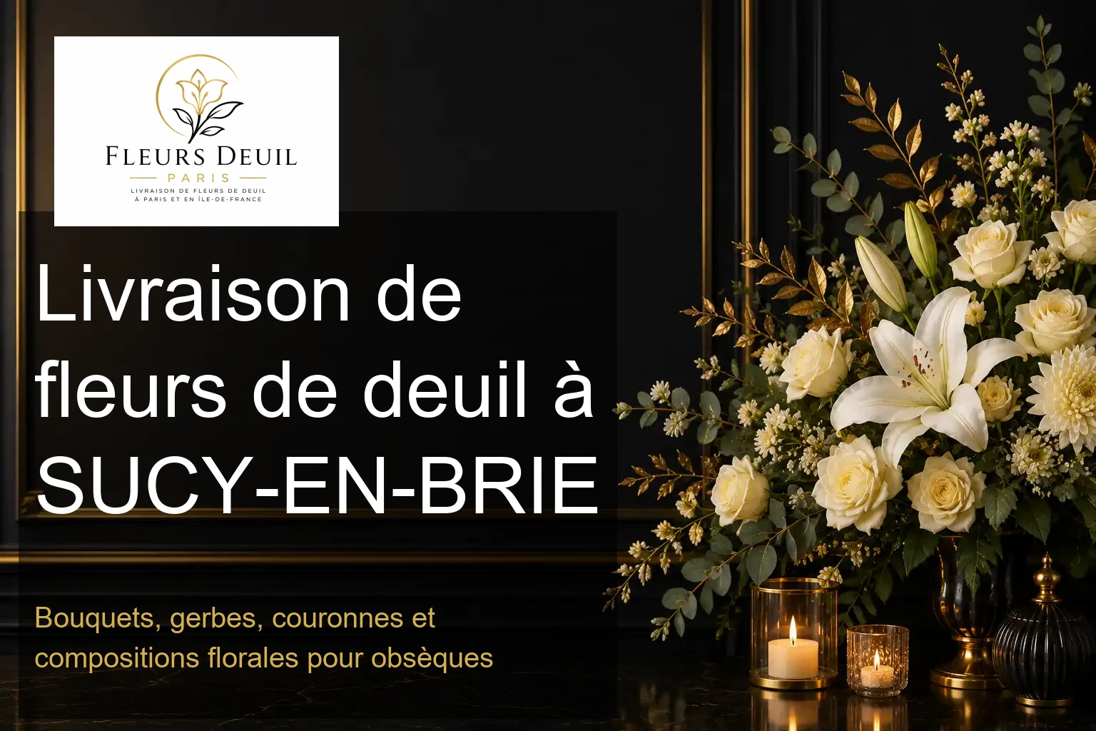 Livraison de fleurs de deuil à SUCY-EN-BRIE