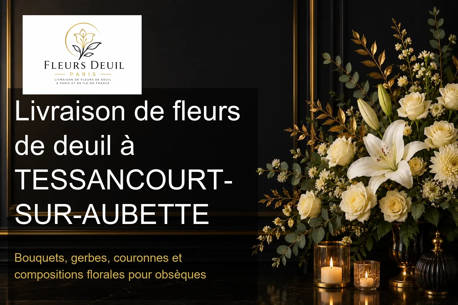 Livraison de fleurs de deuil à TESSANCOURT-SUR-AUBETTE