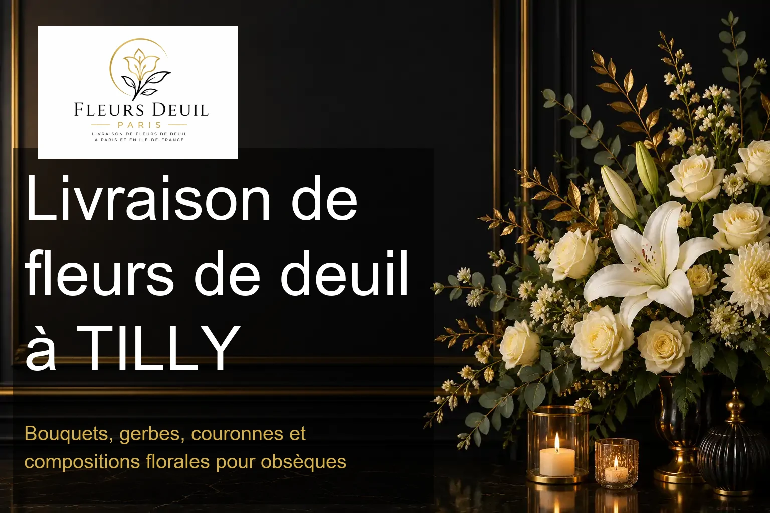 Livraison de fleurs de deuil à TILLY