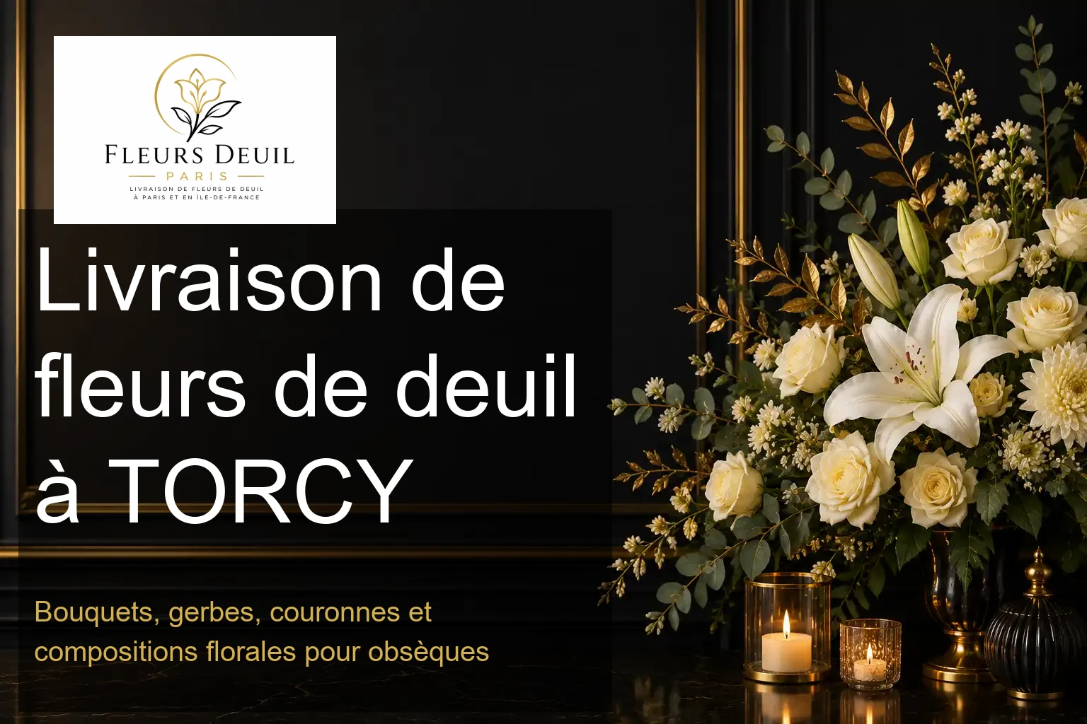 Livraison de fleurs de deuil à TORCY