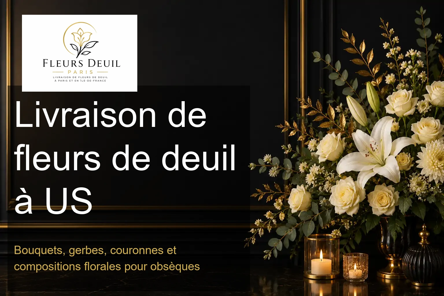 Livraison de fleurs de deuil à US