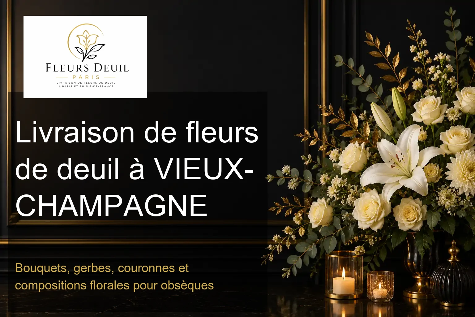 Livraison de fleurs de deuil à VIEUX-CHAMPAGNE