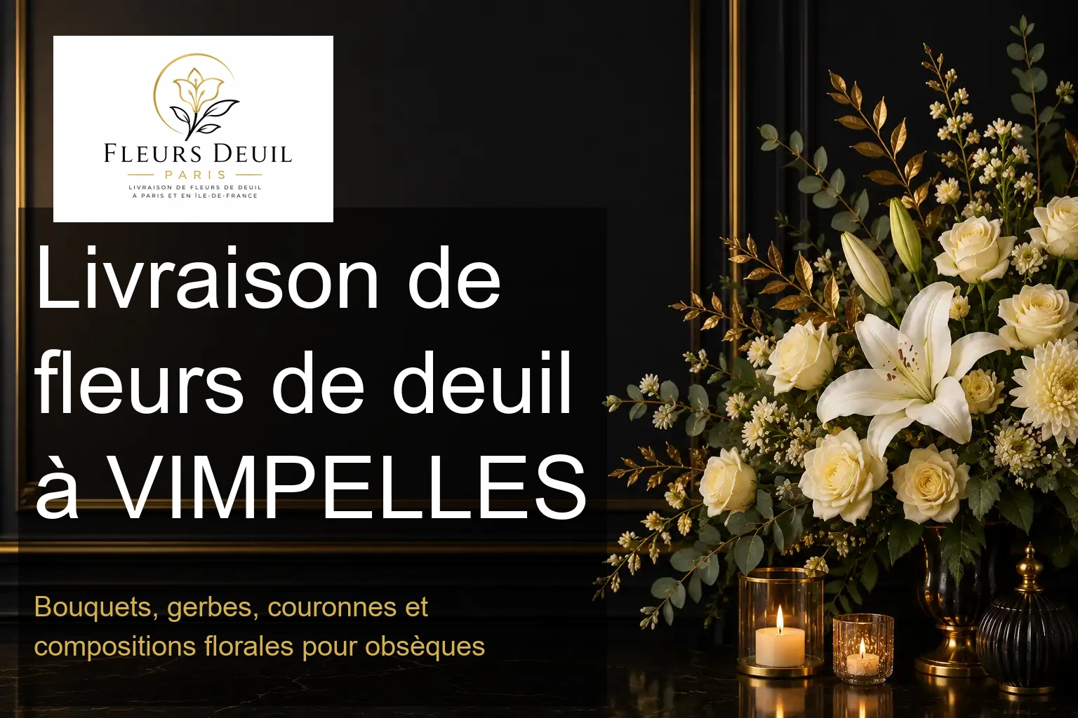 Livraison de fleurs de deuil à VIMPELLES