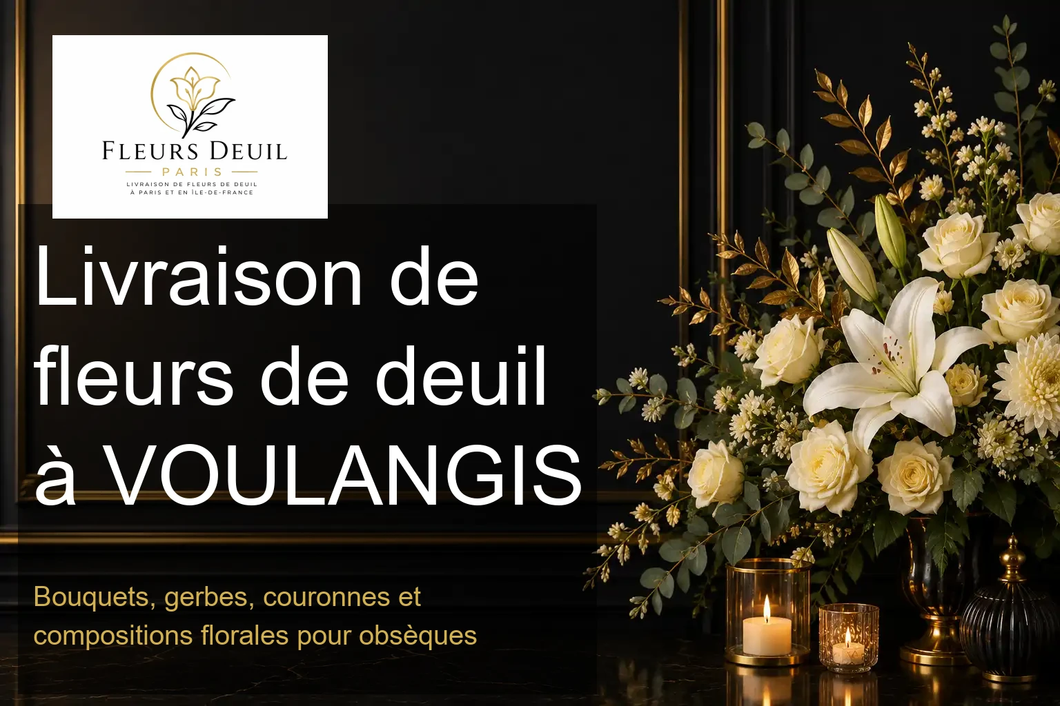 Livraison de fleurs de deuil à VOULANGIS