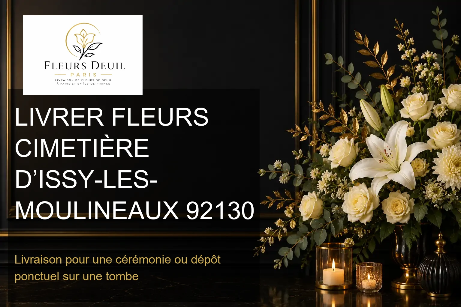 LIVRER FLEURS CIMETIÈRE D’ISSY-LES-MOULINEAUX 92130