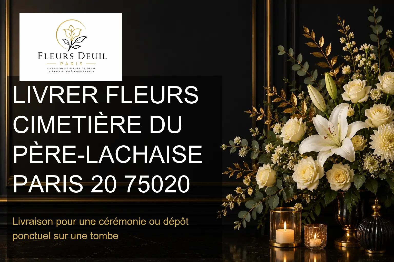 LIVRER FLEURS CIMETIÈRE DU PÈRE-LACHAISE PARIS 20 75020