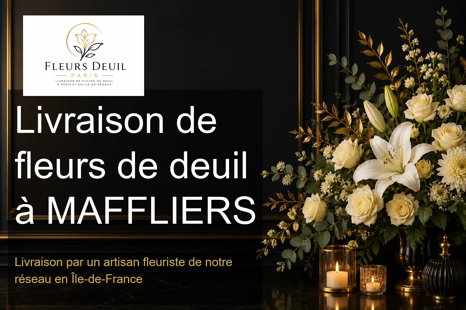 Livraison de fleurs de deuil à MAFFLIERS