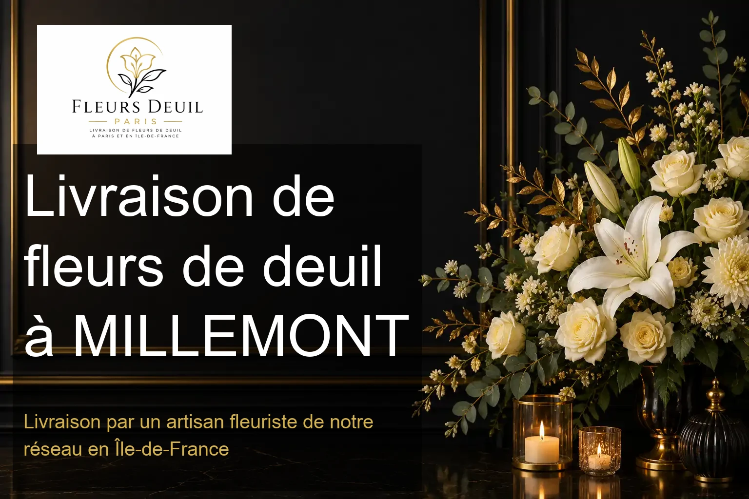 Livraison de fleurs de deuil à MILLEMONT