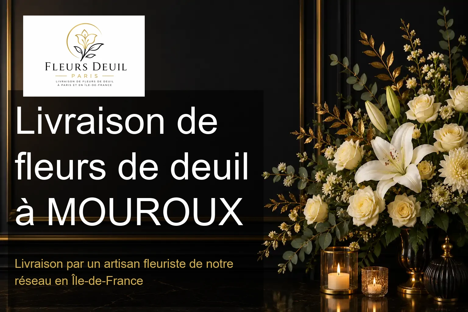 Livraison de fleurs de deuil à MOUROUX