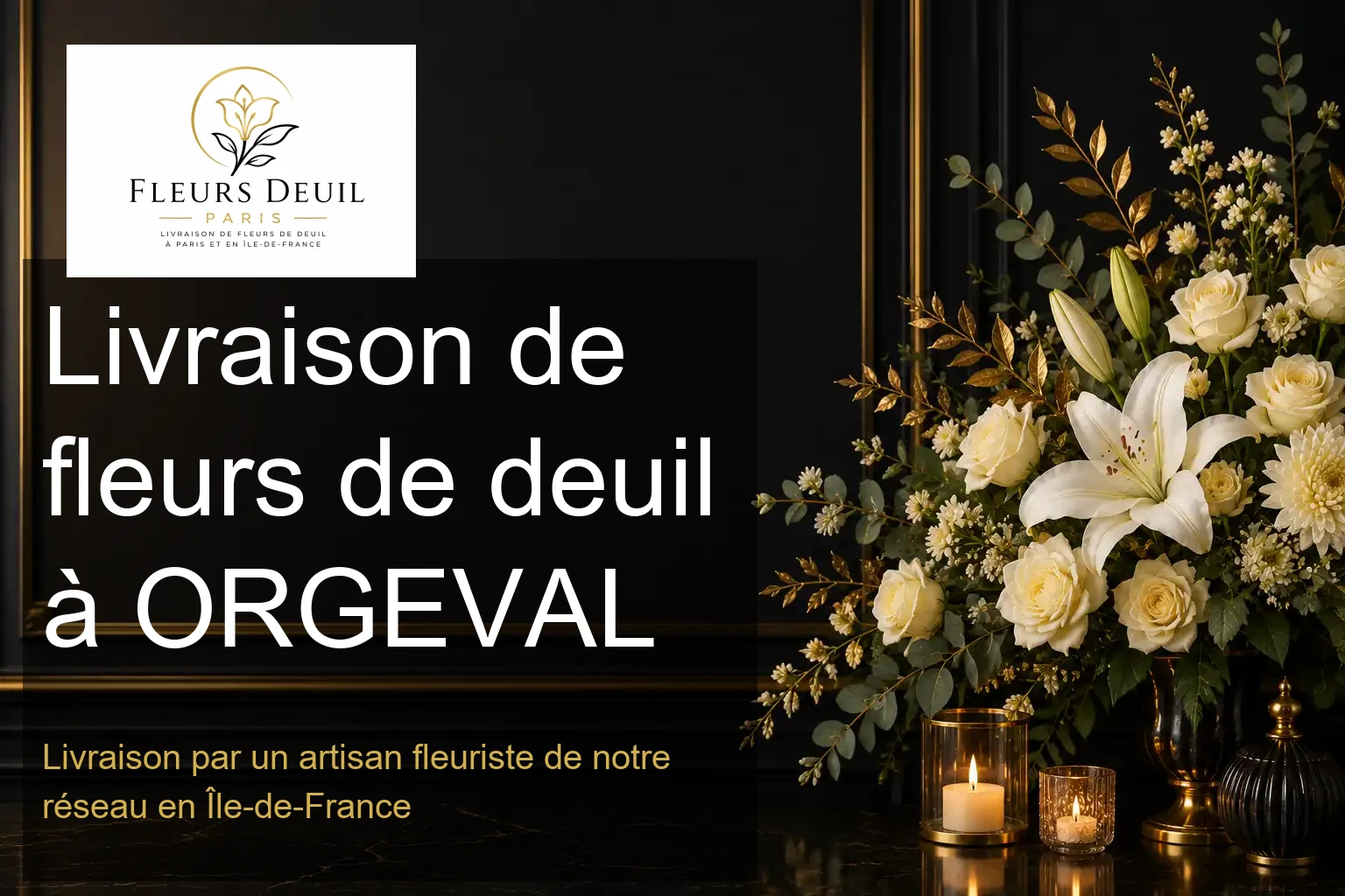 Livraison de fleurs de deuil à ORGEVAL