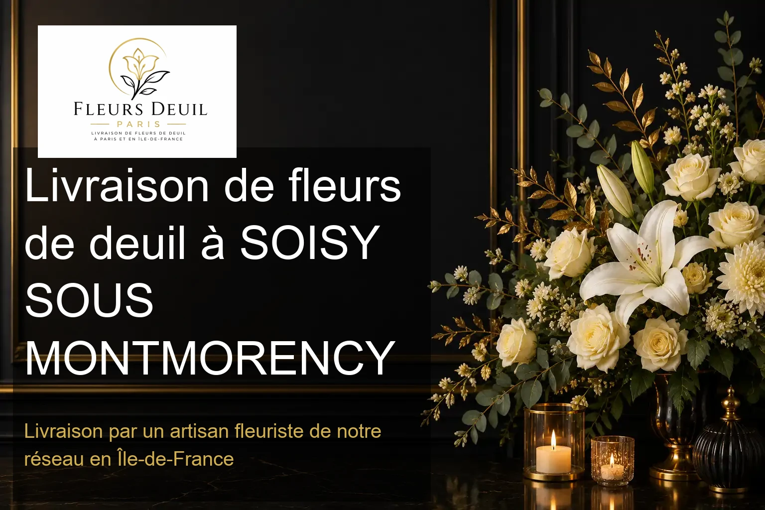 Livraison de fleurs de deuil à SOISY SOUS MONTMORENCY