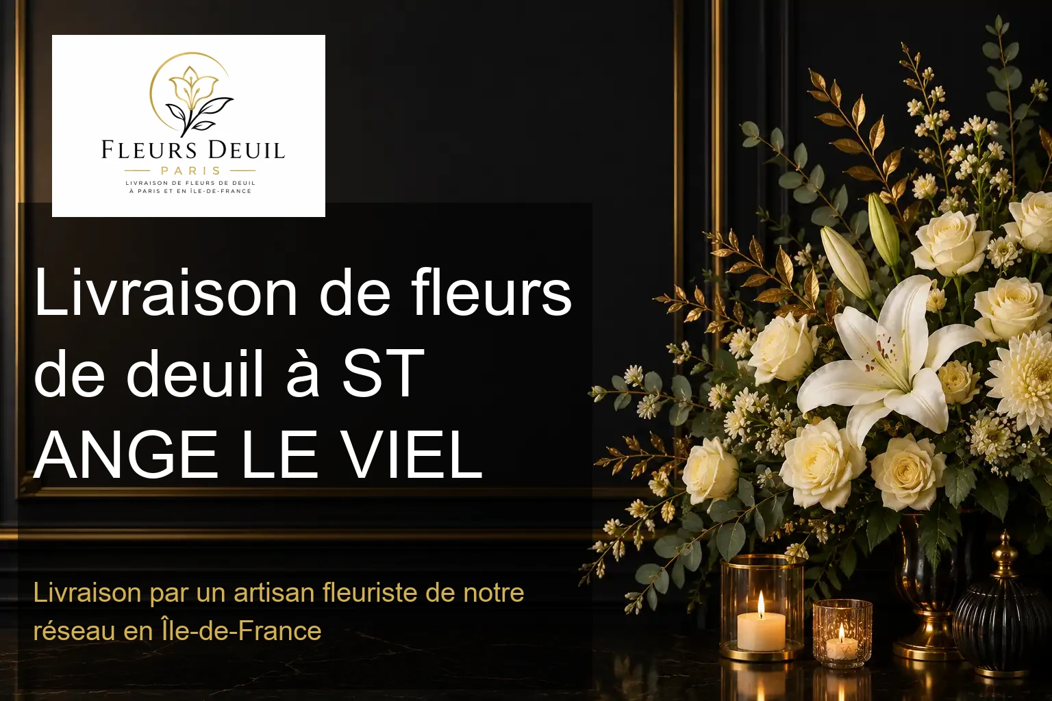 Livraison de fleurs de deuil à ST ANGE LE VIEL