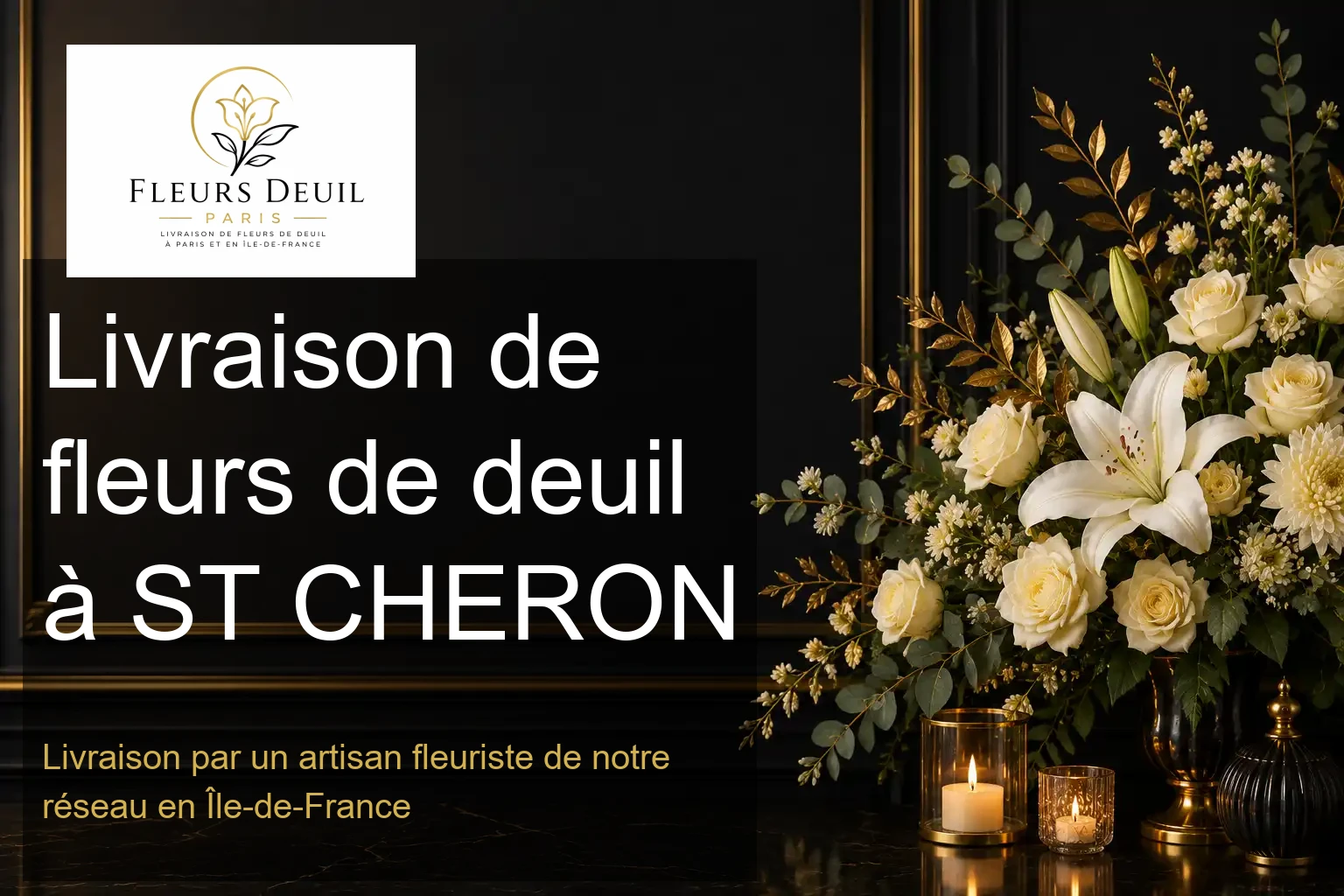 Livraison de fleurs de deuil à ST CHERON