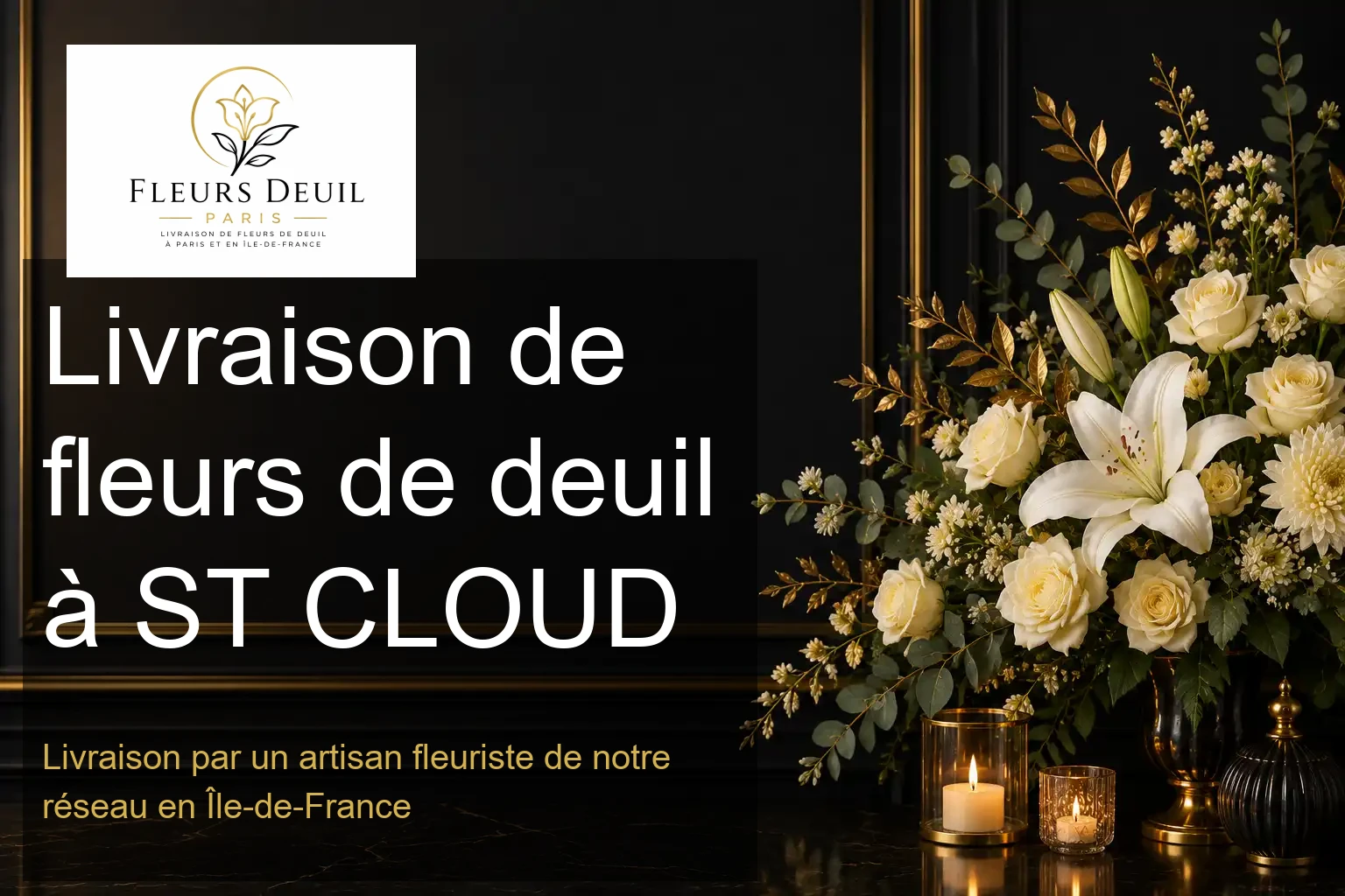 Livraison de fleurs de deuil à ST CLOUD