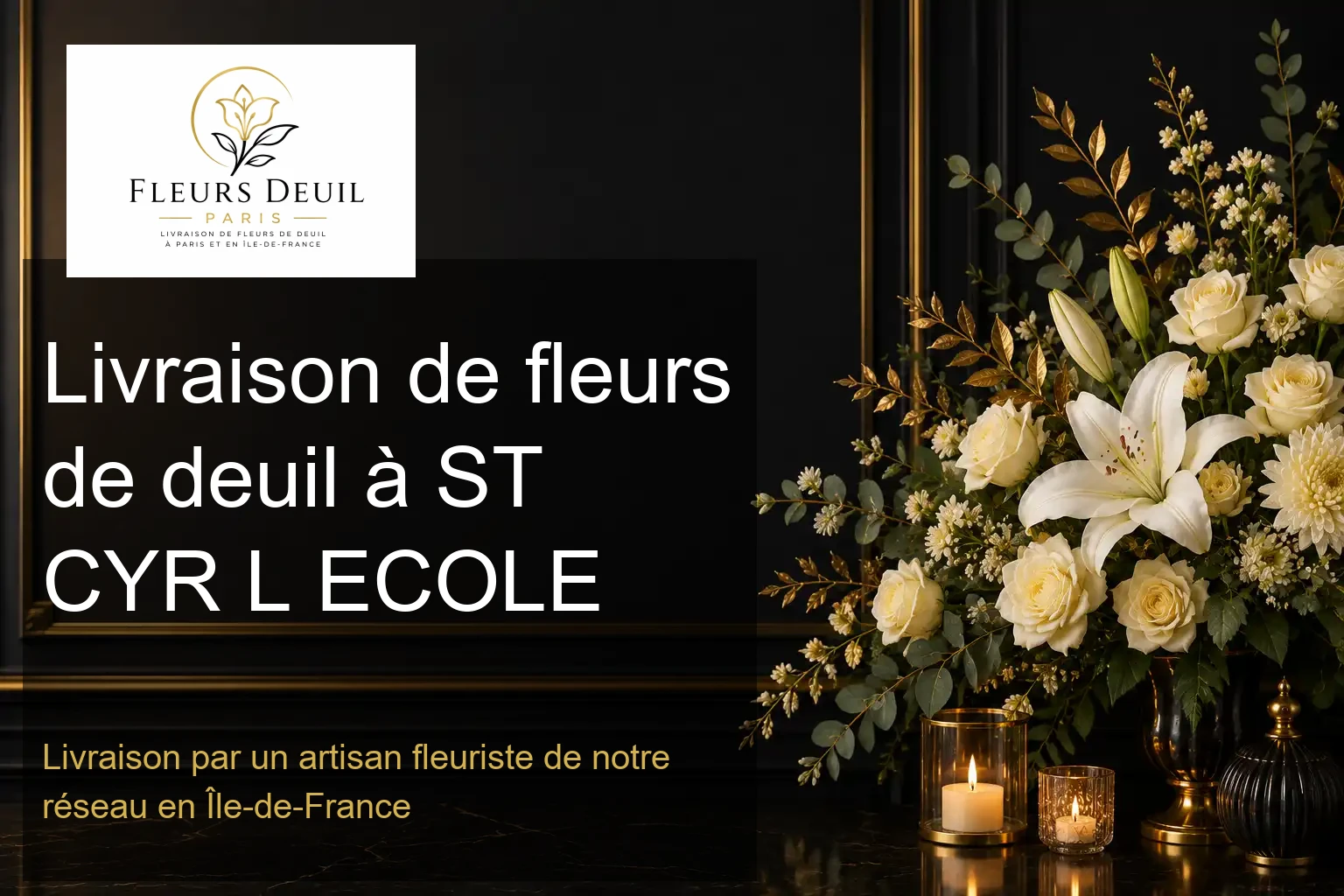 Livraison de fleurs de deuil à ST CYR L ECOLE