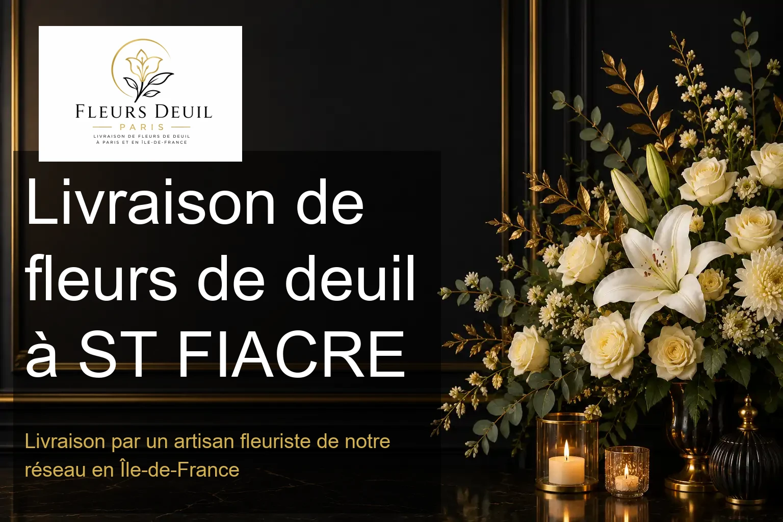 Livraison de fleurs de deuil à ST FIACRE