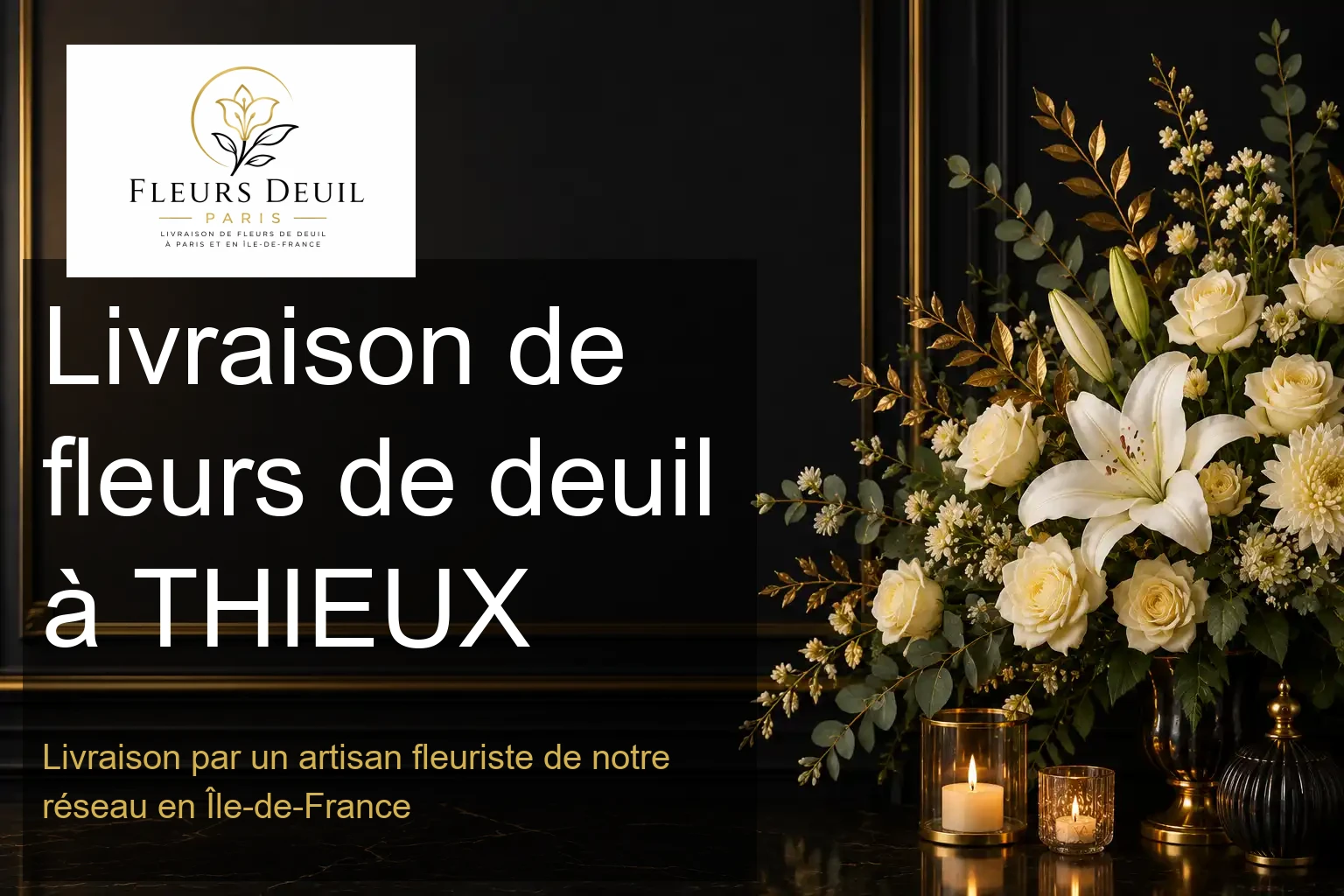 Livraison de fleurs de deuil à THIEUX