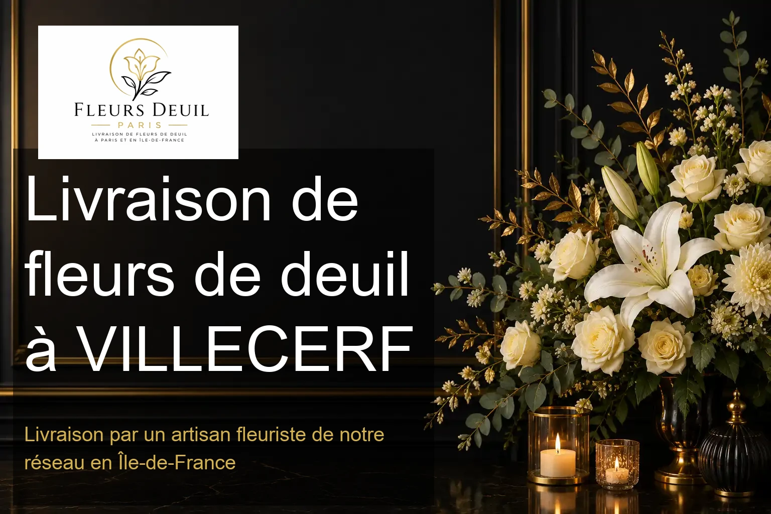 Livraison de fleurs de deuil à VILLECERF