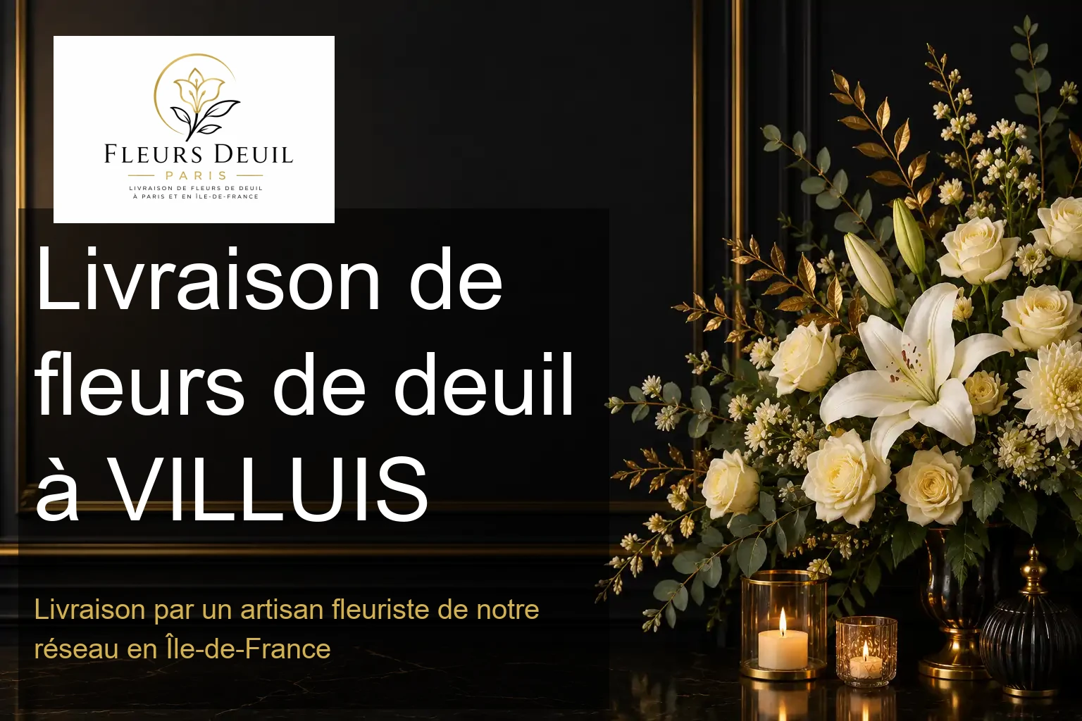 Livraison de fleurs de deuil à VILLUIS