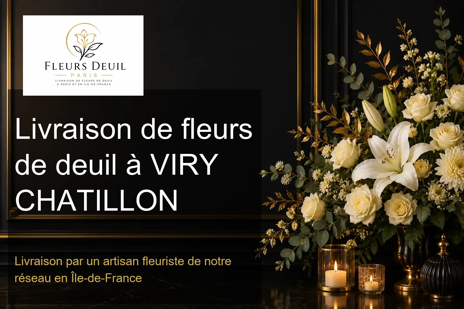 Livraison de fleurs de deuil à VIRY CHATILLON