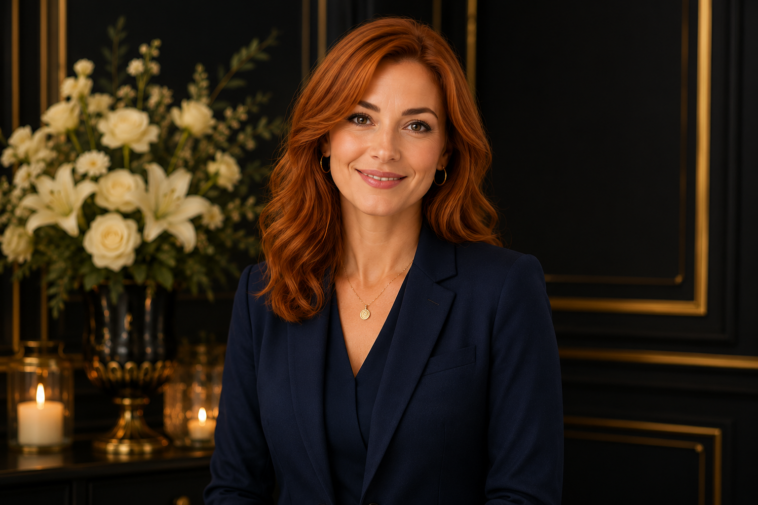 Sophie, conseillère pour choisir des fleurs de deuil